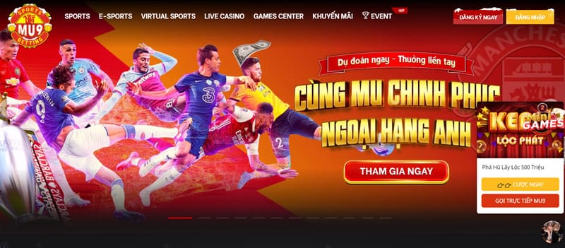 Nhà cái MU9 uy tín và hợp pháp 