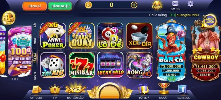 Cổng game nổ hũ Thần Quay Club